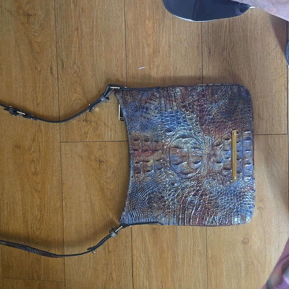 Brand: Brahmin Adjustable Crossbody bag.